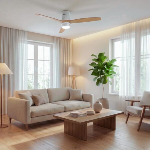 Imagen 4 Ventilador de techo EnergySilence Aero 4600 Arctic White&Sand de Cecotec