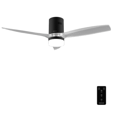 Ventilador de techo EnergySilence Aero 5650 Black&Transparent de Cecotec