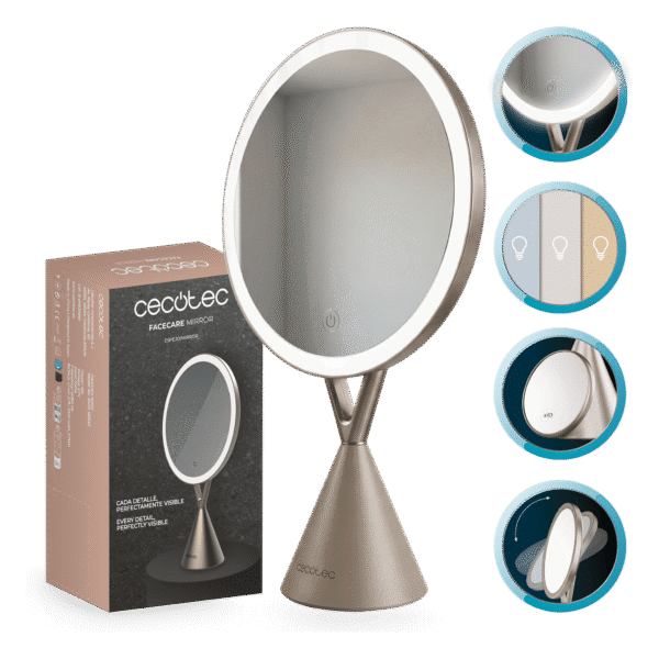 Imagen 3 Espejo de maquillaje FaceCare Mirror de Cecotec