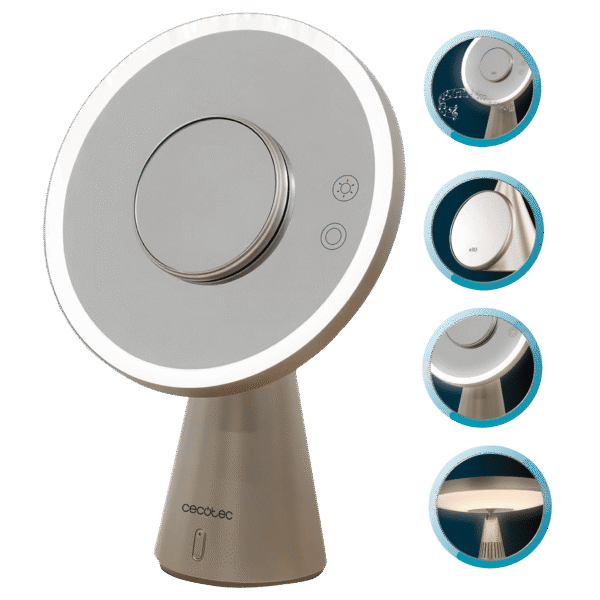 Espejo de maquillaje FaceCare Mirror&Sound de Cecotec