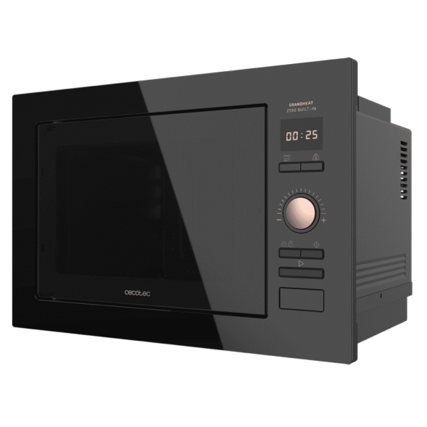 Imagen 2 Microondas integrable GrandHeat 2590 Built-In BlackRose de Cecotec