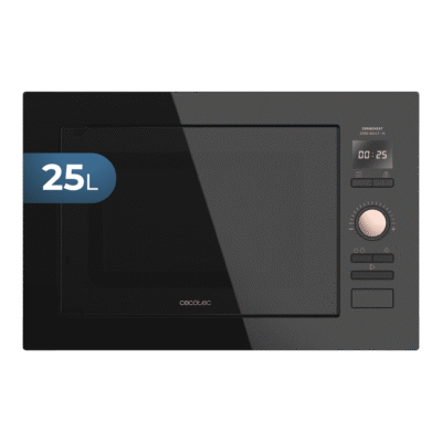 Microondas integrable GrandHeat 2590 Built-In BlackRose de Cecotec