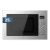 Microondas integrable GrandHeat 2590 Built-In SteelBlack de Cecotec