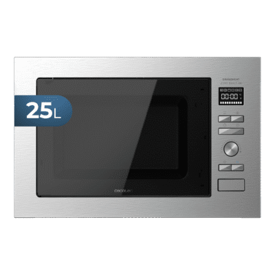Microondas integrable GrandHeat 2590 Built-In SteelBlack de Cecotec