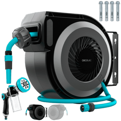 Enrollador de manguera HydroShell 100 Pro de Cecotec