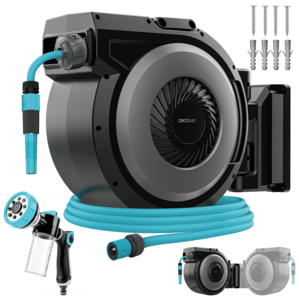 Enrollador de manguera HydroShell 300 Pro de Cecotec