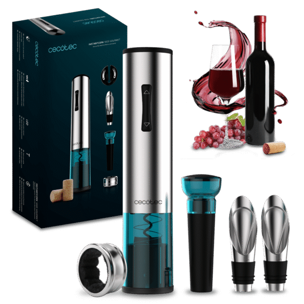 Sacacorchos eléctrico InstantCork 1000 Gourmet de Cecotec