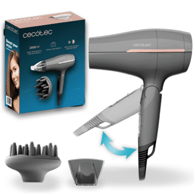 Secador de pelo IoniCare Power&Go Heaven Grey de Cecotec