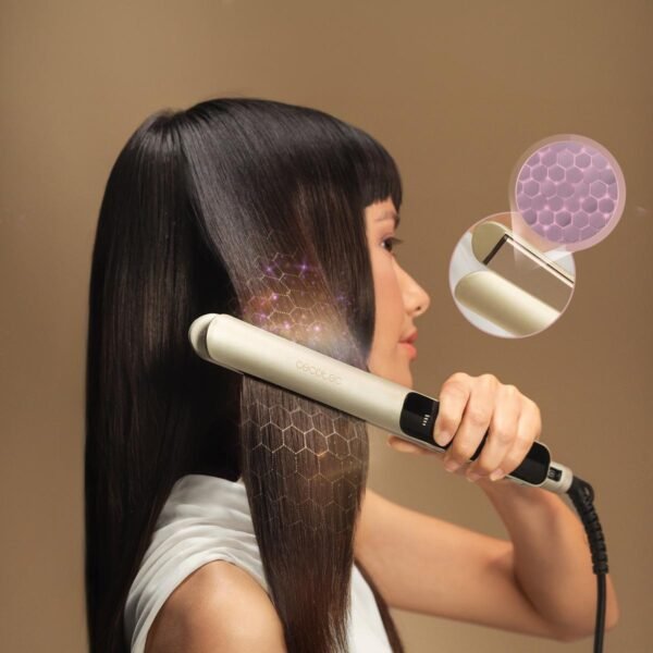 Imagen 7 Plancha de pelo Lisse Keratin Essence Cotton Candy de Cecotec
