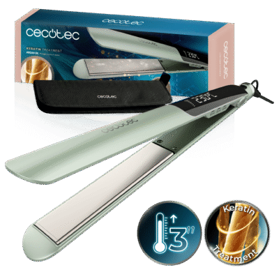 Plancha de pelo Lisse Keratin Essence Olive de Cecotec