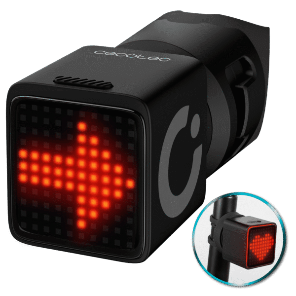 Luz trasera inteligente Smart Tail para bicicleta y patinete de Cecotec