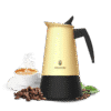Cafetera italiana Piccolina 400 Beige de Cecotec