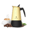 Cafetera italiana Piccolina 600 Beige de Cecotec