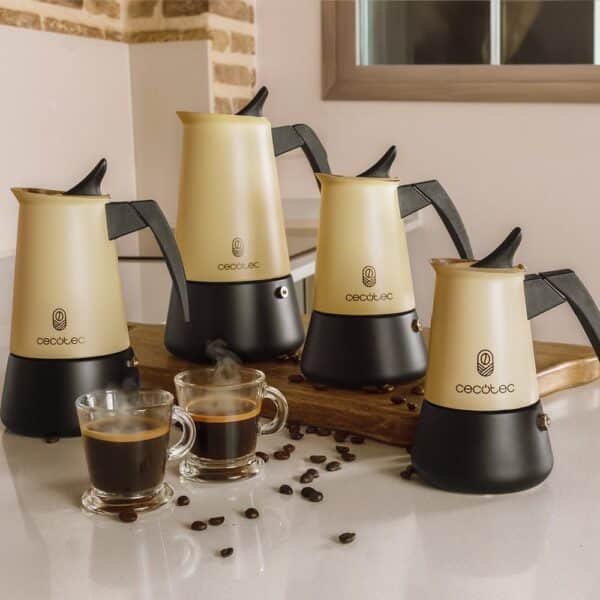 Imagen 5 Cafetera italiana Piccolina 600 Beige de Cecotec