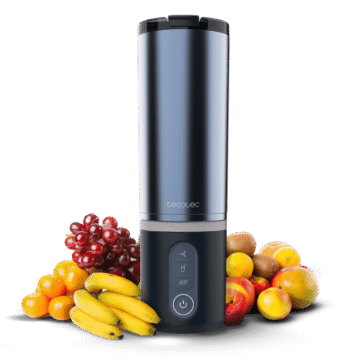 Batidora Power Titanium Shake2Go Dark Steel de Cecotec