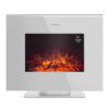 Chimenea eléctrica ReadyWarm 2710 Design Flames White de Cecotec