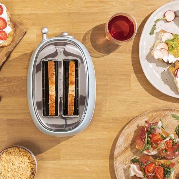 Imagen 3 Tostadora Toast&Taste 800 Vintage Light Blue de Cecotec