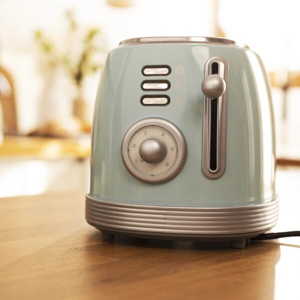 Imagen 5 Tostadora Toast&Taste 800 Vintage Light Blue de Cecotec