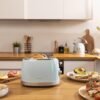 Imagen 6 Tostadora Toast&Taste 800 Vintage Light Blue de Cecotec
